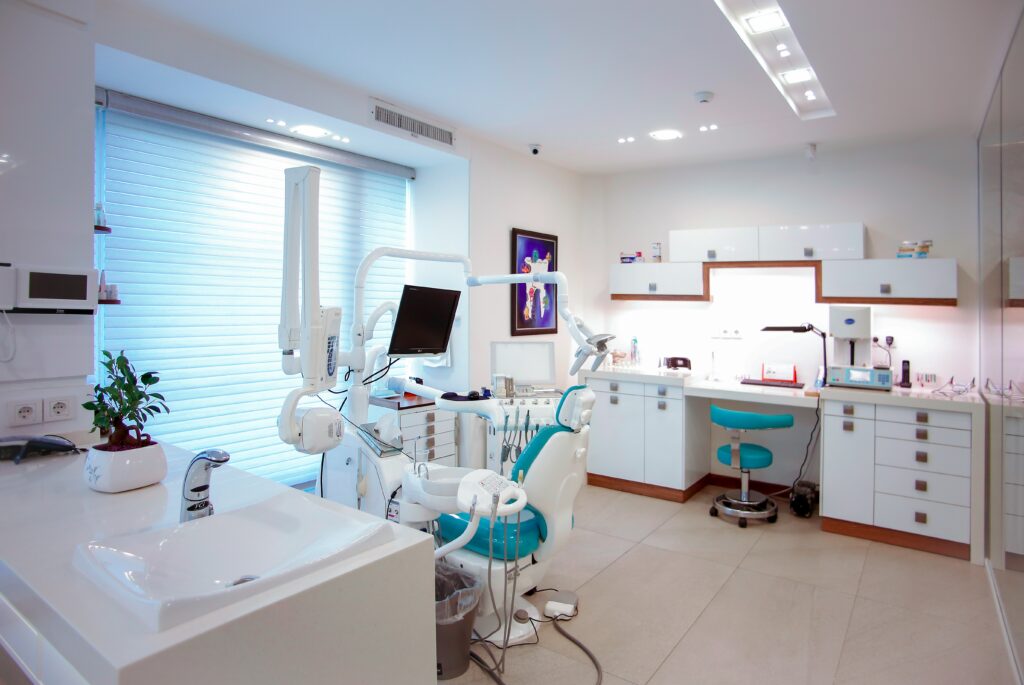Interior of dentist office